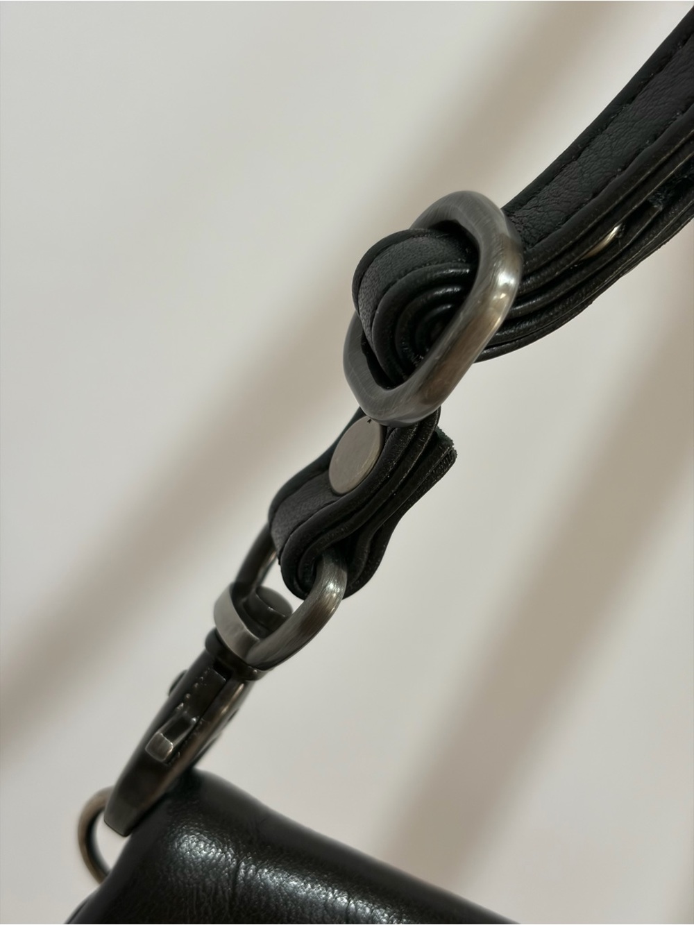 Hammitt VIP Small OG In Black Leather With Brushed Silver Hardware - Picture 15 of 16